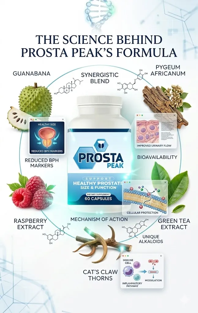 Prosta Peak Ingredients Laboratory Research